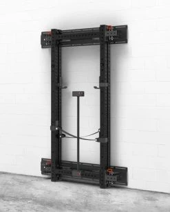 Rogue Fitness Monster Lite RML-390FULLW Fold Back Wall Mount Power Rack -Rogue Fitness shop 390full monster lite fold back rack 4 xmbk1t