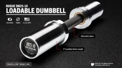 Rogue Fitness Rogue DB25-10 Loadable Dumbbell