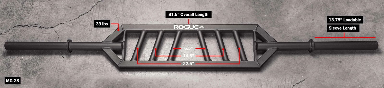 Rogue Fitness Rogue MG-2 Multi Grip Bars 7 Rogue Fitness Rogue MG-2 Multi Grip Bars - Image 5