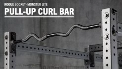 Rogue Fitness Rogue Monster Lite Socket Pull-up Curl Bar