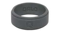 Qalo Men's Step Edge Q2Xâ„¢ Silicone Ring