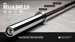 Rogue Fitness The Bella Bar 2.0 - Black Zinc