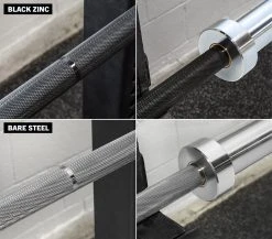 Rogue Fitness Rogue 45LB Ohio Power Bar - Black Zinc -Rogue Fitness shop RA0586 BLBR WEB2 foi0f6