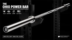 Rogue Fitness Rogue 45LB Ohio Power Bar - Bare Steel