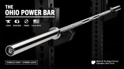 Rogue Fitness Rogue 20KG Ohio Power Bar - Stainless Steel