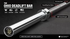 Rogue Fitness Rogue Ohio Deadlift Bar - Bare Steel