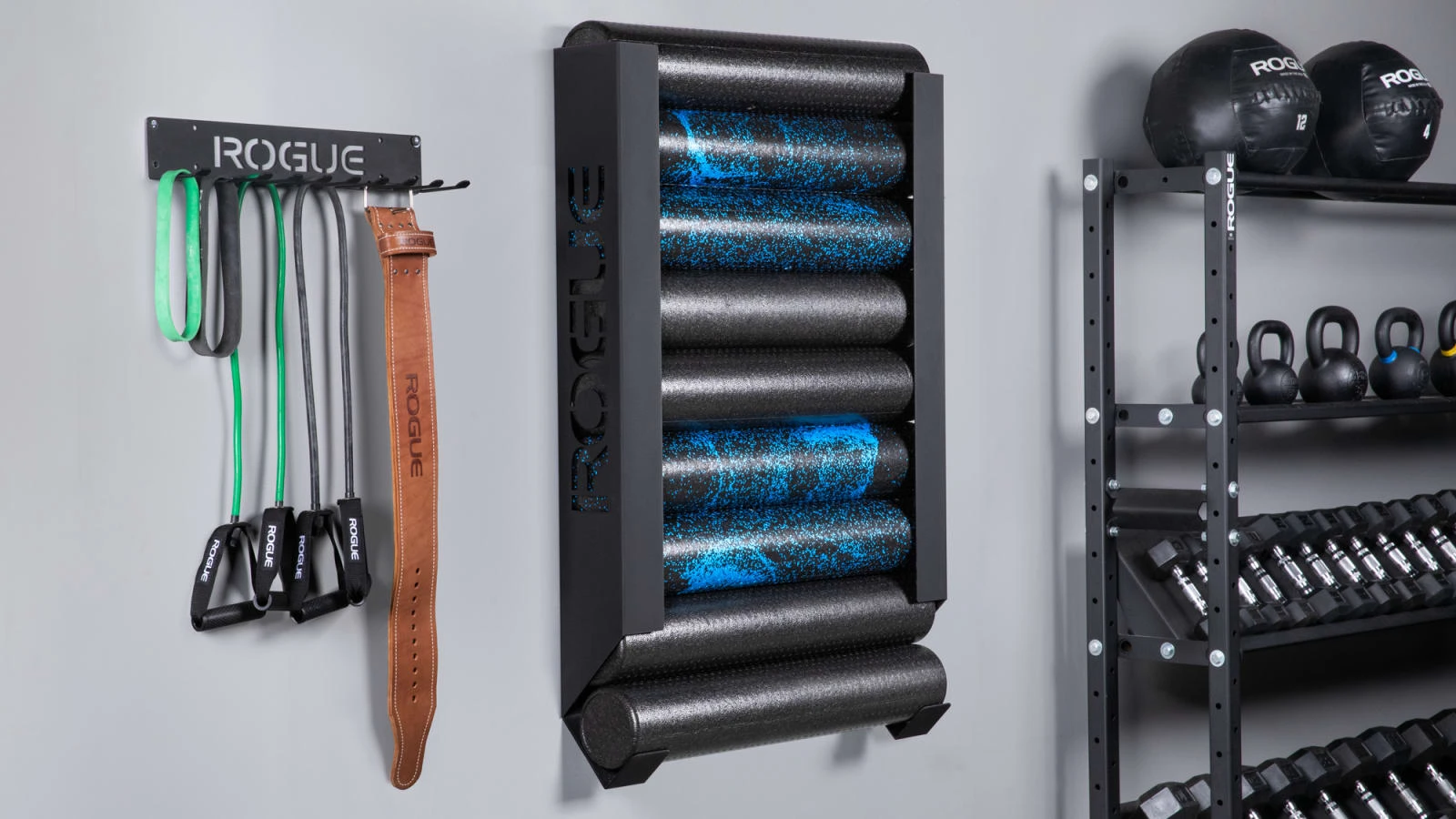 Rogue Fitness Rogue Wall Mount Foam Roller Storage 3 Rogue Fitness Rogue Wall Mount Foam Roller Storage
