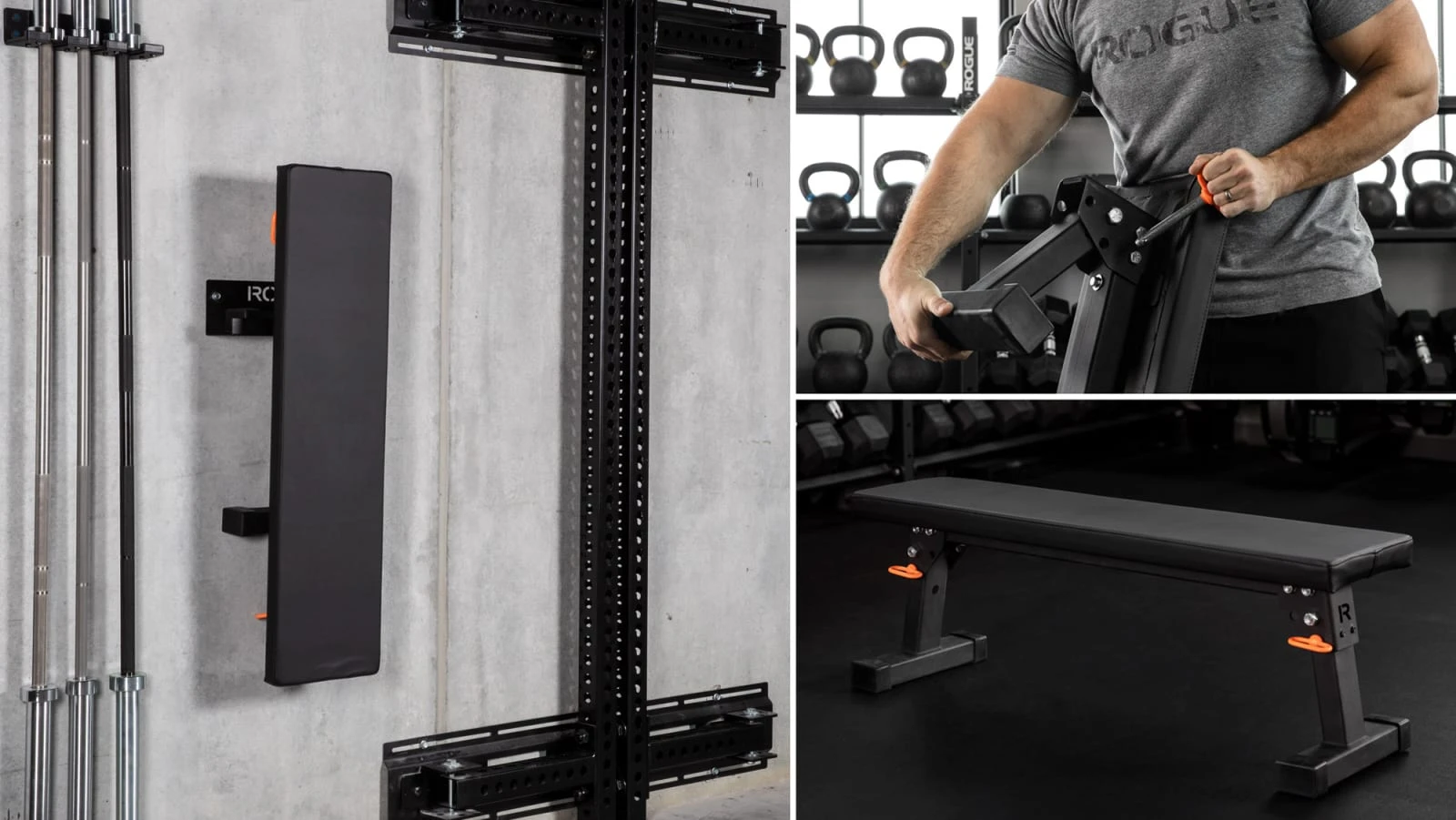 Rogue Fitness Rogue Fold Up Utility Bench 3 Rogue Fitness Rogue Fold Up Utility Bench