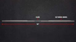 Rogue Fitness Rogue 28mm War Bar - Stainless Steel -Rogue Fitness shop RA2564 SS Specs g5xklb