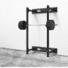 Rogue Fitness Monster RM-3W Fold Back Wall Mount Rack -Rogue Fitness shop RF0840 21 BLACK MG 1469 DYN